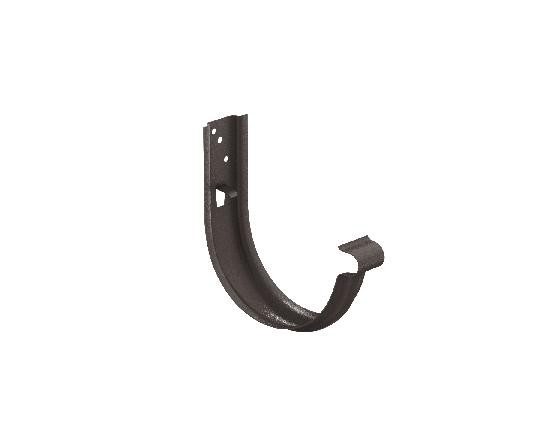 Водосток Aquasistem, Система 125x90 - Крюк универсальный с комплектом крепления RR 32 Тёмно-коричневый matt купить в Стерлитамаке