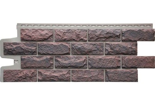 Фасадные панели Grand Line Колотый Камень Кофе, Шов тёмно-бежевый купить в Стерлитамаке