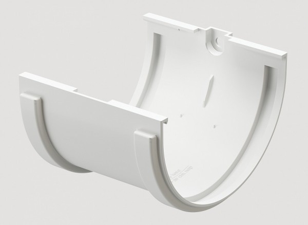 Соединитель желобов ПВХ Docke STANDART пломбир купить в Стерлитамаке