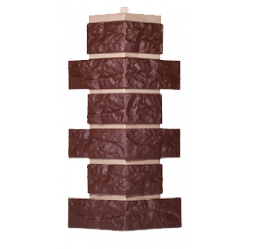 Угол T-Сайдинг-Кирпич Лондон Брик Коричневый купить в Стерлитамаке