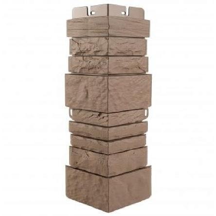 Угол наружный Альта-Профиль Скалистый камень ЭКО Терракотовый купить в Стерлитамаке