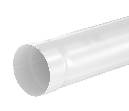 Водосток Aquasistem, система 125x90 - Труба водосточная 3.00м RAL 9003 Белый купить в Стерлитамаке