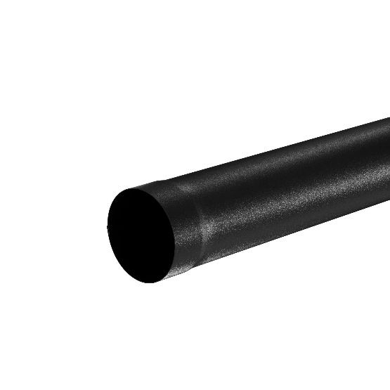 Водосток Aquasistem, система 125x90 - Труба водосточная 3.00м RAL 9005 Чёрный купить в Стерлитамаке