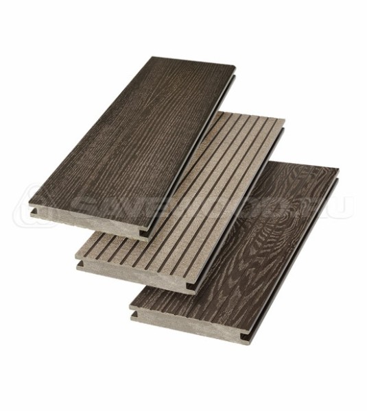 Террасная доска SW Fraxinus (R) полнотелая «SaveWood» Темно-коричневый купить в Стерлитамаке