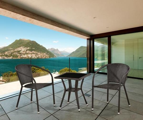 Комплект плетеной мебели AFINA из иск. ротанга T25A/Y137C-W53 Brown 2Pcs купить в Стерлитамаке