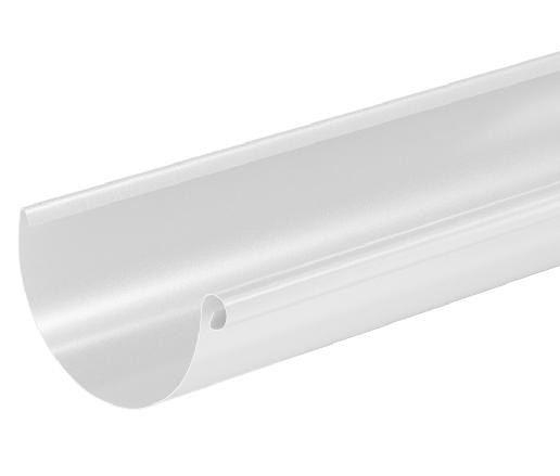 Водосток Aquasistem, система 150/100 - Водосточный желоб 3.00м RAL 9003 Белый купить в Стерлитамаке