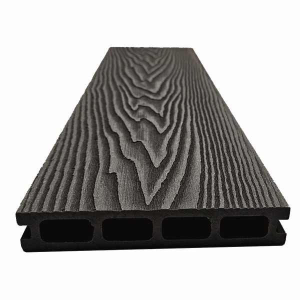 Террасная доская ДПК NanoWood Double 3D Антрацит купить в Стерлитамаке