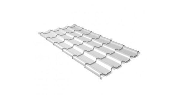 Металлочерепица камея 0,5 Satin RAL 9003 сигнальный белый купить в Стерлитамаке