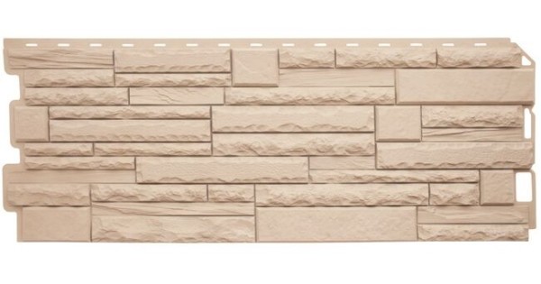 Фасадная панель Альта-Профиль Скалистый камень ЭКО Кремовый купить в Стерлитамаке