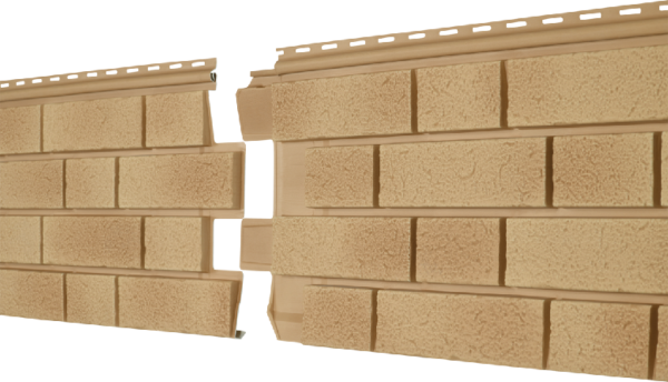 Фасадная панель Ю-пласт Стоун Хаус S-Lock Клинкер Балтик светлая медь купить в Стерлитамаке