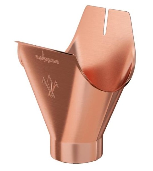 Водосток Aquasistem, система 150/100 - Воронка желоба медная купить в Стерлитамаке