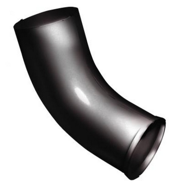 Водосток Grand Line 125x90 – Колено сливное RAL 9005 купить в Стерлитамаке