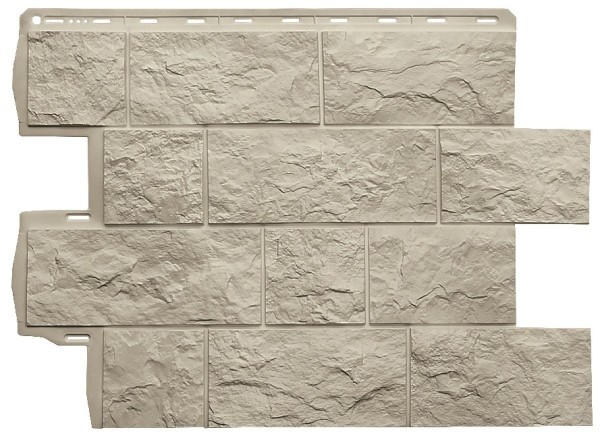 Фасадная панель Альта-Профиль Туф ЭКО Кремовый купить в Стерлитамаке