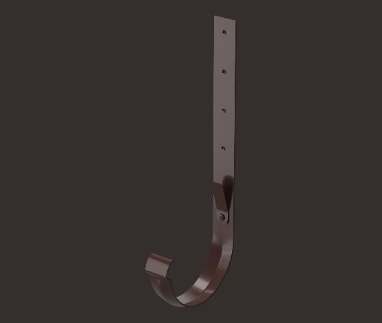 Металлический кронштейн желоба Docke Lux - Шоколад купить в Стерлитамаке