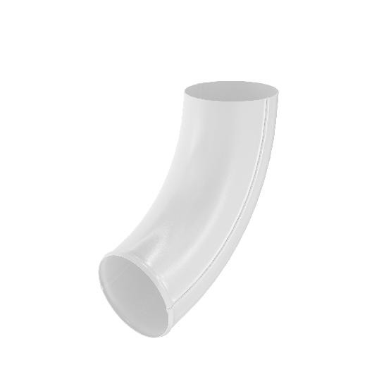 Водосток Aquasistem, система 125x90 - Отвод трубы RR 20 Белый купить в Стерлитамаке