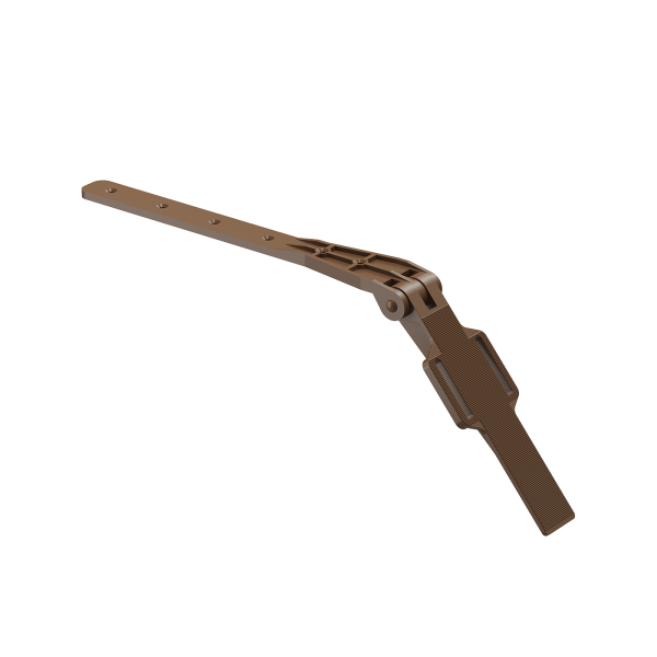 Крепление регулируемое для кронштейна желоба Docke Premium ПВХ - Каштан купить в Стерлитамаке