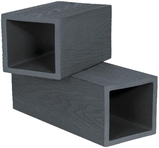 Столб опорный Polivan SINGARAJA 3D фактура дерева, чёрный купить в Стерлитамаке