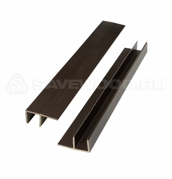 F-профиль ДПК Savewood – Тёмно-коричневый купить в Стерлитамаке