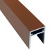 П-профиль Алюминиевый EasyDecking 35x25 Коричневый купить в Стерлитамаке