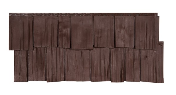 Фасадная панель T-Сайдинг- Щепа Дуб ЭКО-1 Браун купить в Стерлитамаке