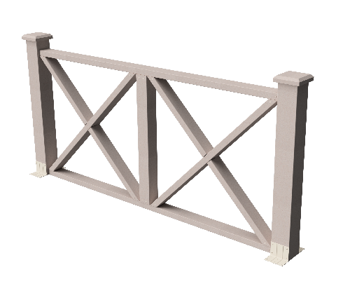 Ограждения декоративное ДПК GRINDERDECO Тауэр выбеленый дуб купить в Стерлитамаке