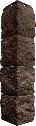 Угол наружный Альта-Профиль Туф ЭКО Коричневый купить в Стерлитамаке