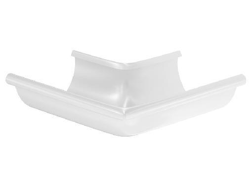 Водосток Aquasistem, система 150/100 - Угол желоба, наружный 90° RAL 9003 Белый купить в Стерлитамаке