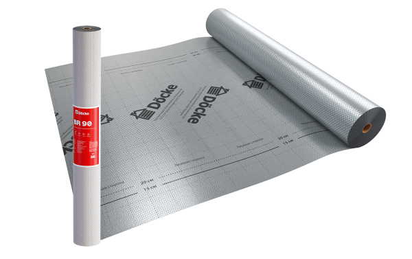 Пароизоляционная пленка c теплоотражающим слоем Docke, BR 90 купить в Стерлитамаке
