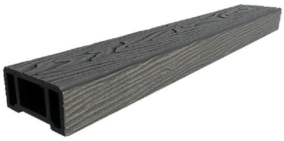 Перила ДПК 3D GardenParkett фактура дерева Графит купить в Стерлитамаке