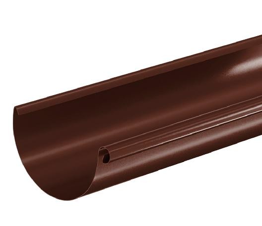 Водосток Aquasistem, система 125x90 - Водосточный желоб 3.00м RAL 8017 Коричневый купить в Стерлитамаке