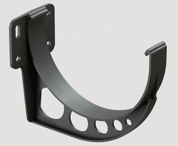 Кронштейн желоба ПВХ Docke STANDART серый купить в Стерлитамаке