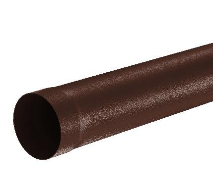Водосток Aquasistem, Система 150/100 - Труба водосточная 1.00м RAL 8017 Коричневый matt купить в Стерлитамаке