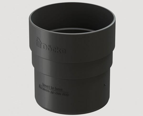 Муфта соединительная ПВХ Docke STANDART серый купить в Стерлитамаке