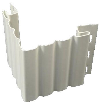 Наружный угол Рельефный широкий для сайдинга Mitten купить в Стерлитамаке