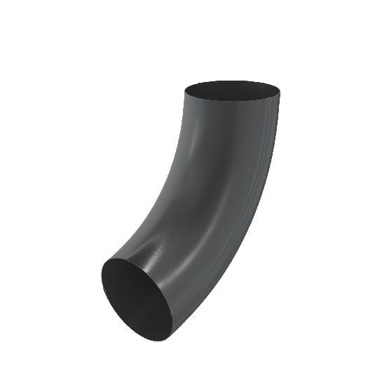 Водосток Aquasistem, система 150/100 - Колено трубы RAL 7024 Тёмно-серый купить в Стерлитамаке