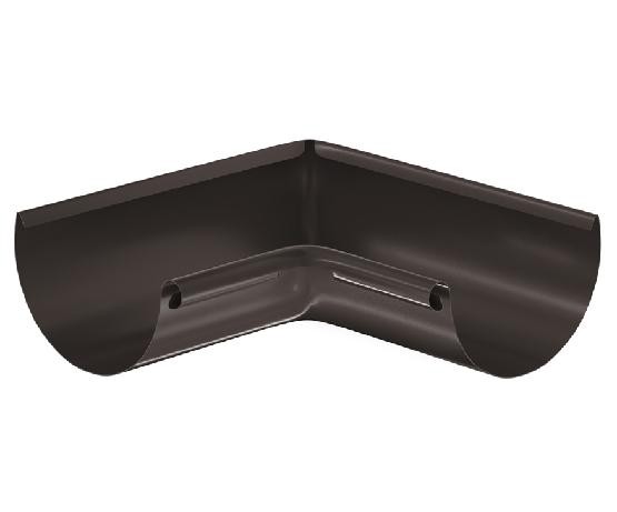 Водосток Aquasistem, система 150/100 - Угол желоба, внутренний 90° RR 32 Тёмно Коричневый купить в Стерлитамаке