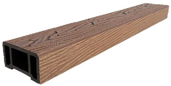 Перила ДПК 3D GardenParkett фактура дерева Светло-коричневый купить в Стерлитамаке