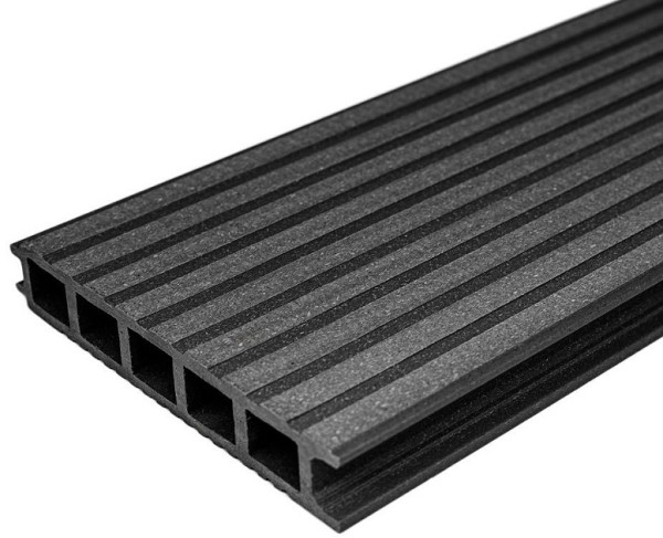 Террасная доска из ДПК бесшовная holzhof, Антрацит купить в Стерлитамаке