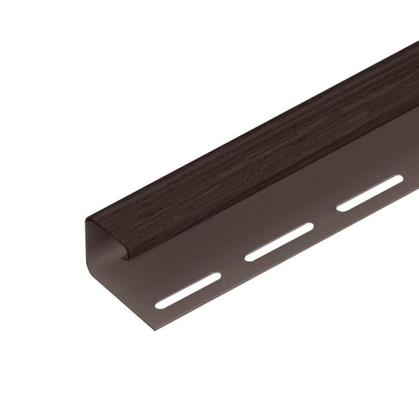 J-профиль TECOS ЛЮКС 3,05м БРАЗИЛЬСКАЯ ВИШНЯ купить в Стерлитамаке