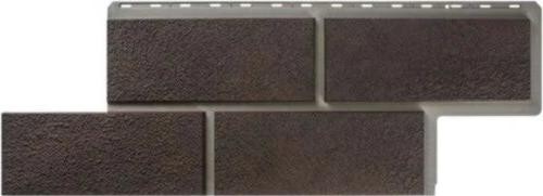 Фасадная панель Альта-Профиль Неаполитанский камень - Коричневый купить в Стерлитамаке