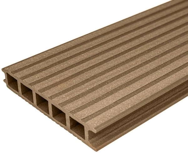 Террасная доска из ДПК бесшовная holzhof, Орех купить в Стерлитамаке