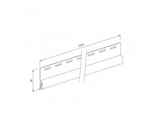 Стартовый профиль для винилового сайдинга VOX STANDART купить в Стерлитамаке