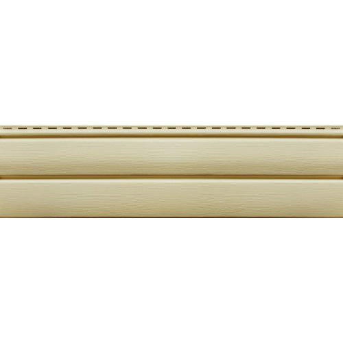 Виниловый сайдинг ю-пласт - серия "блок-хаус" (под бревно), кремовый купить в Стерлитамаке