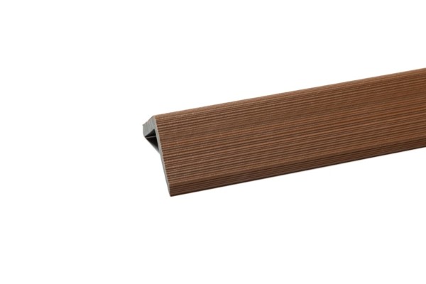 Уголок торцевой Ecodecking Скай коэкструзия 45х45х3000 Тик купить в Стерлитамаке