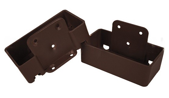 Крепление перил прямое из алюминия GardenParkett Венге купить в Стерлитамаке