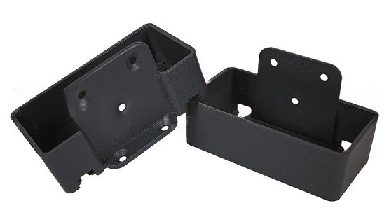 Крепление перил прямое из алюминия GardenParkett Графит купить в Стерлитамаке