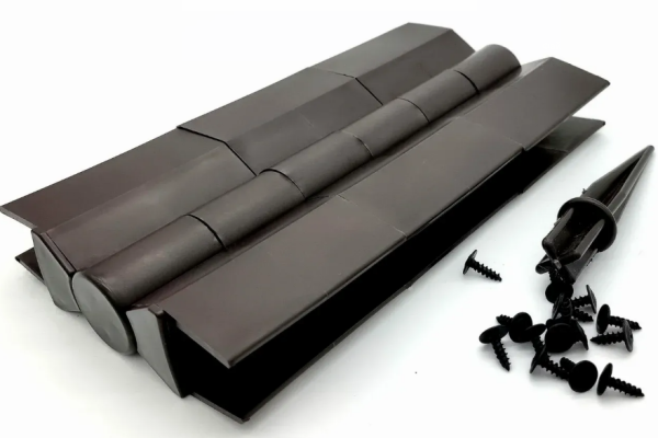 Угловой элемент поворотный, пластиковый от 60° до 300° для доски 225х30 мм из ДПК коричневый Holzhof  купить в Стерлитамаке