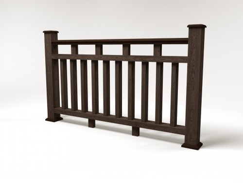 Ограждение из ДПК FG8 венге купить в Стерлитамаке