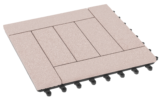 Модульный паркет ДПК GRINDERDECO Комфорт 6 Выбеленный дуб купить в Стерлитамаке