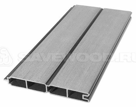 Заборный профиль из ДПК Savewood SW Agger матовый пепельный купить в Стерлитамаке